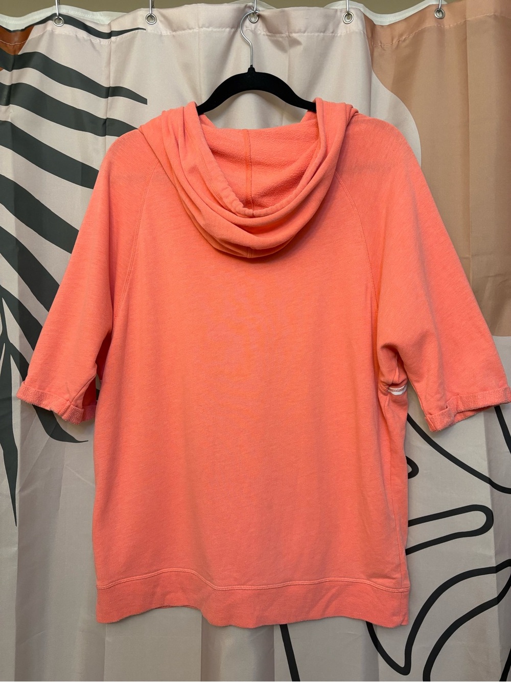 Short-Sleeve Hooded Sweatshirt - Picture 2 of 3